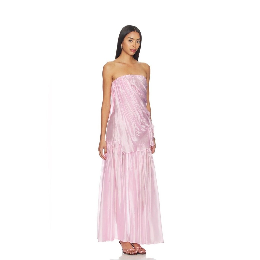 Revolve The Garment Gillian gown Strapless Pink Maxi Dress, US4/UK8 - Picture 2 of 14
